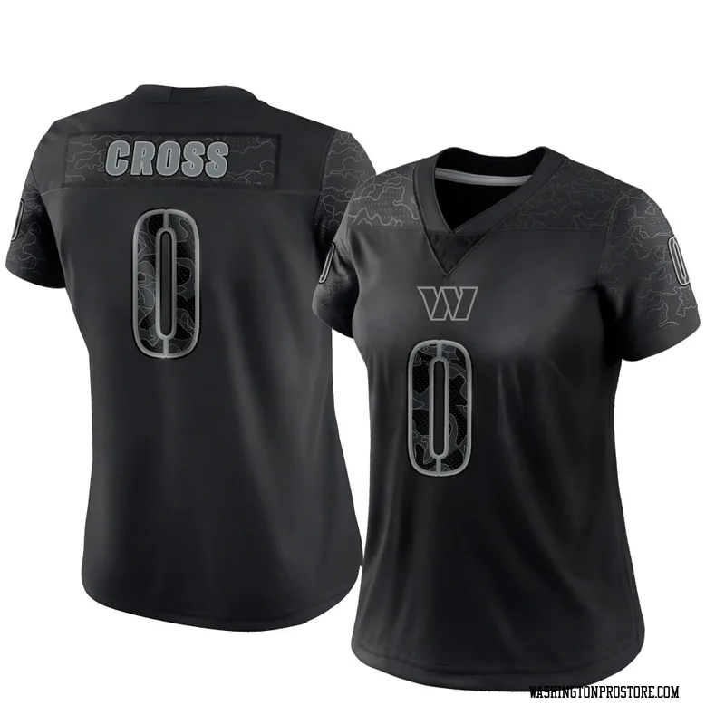 Black Women's Nick Cross Washington Commanders Limited Reflective Jersey