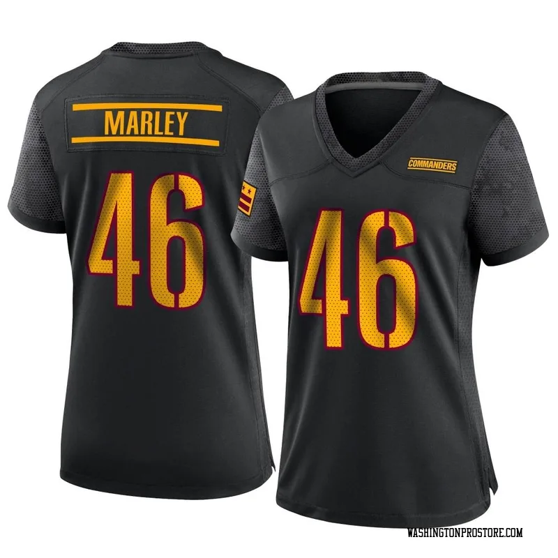 Black Women's Nico Marley Washington Commanders Game Alternate Jersey