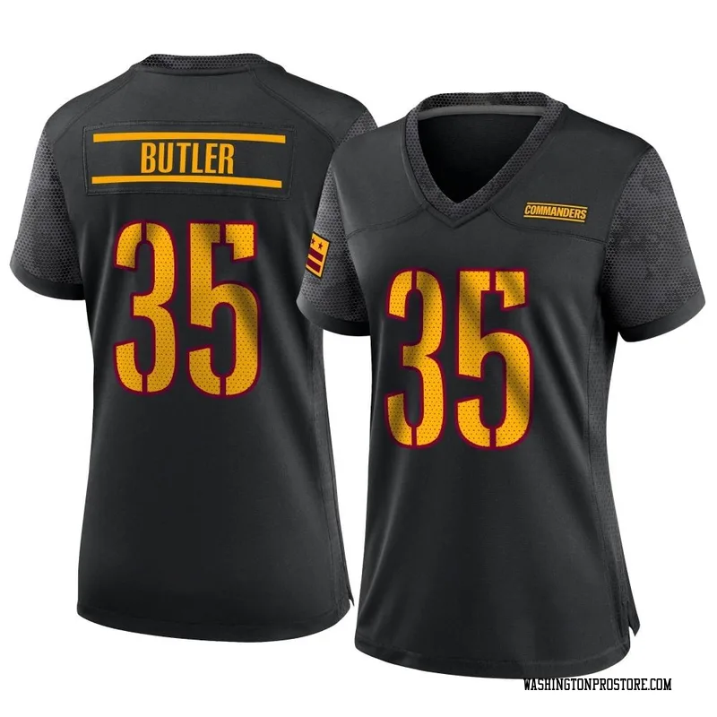 Black Women's Percy Butler Washington Commanders Game Alternate Jersey