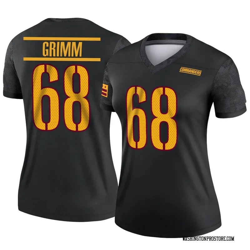 Black Women's Russ Grimm Washington Commanders Legend Alternate Jersey