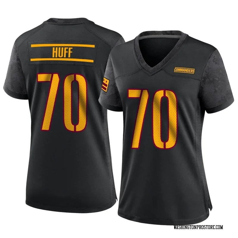 Black Women's Sam Huff Washington Commanders Game Alternate Jersey