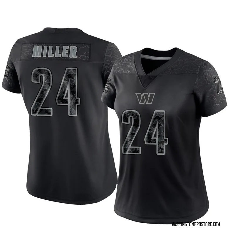 Black Women's Von Miller Washington Commanders Limited Reflective Jersey
