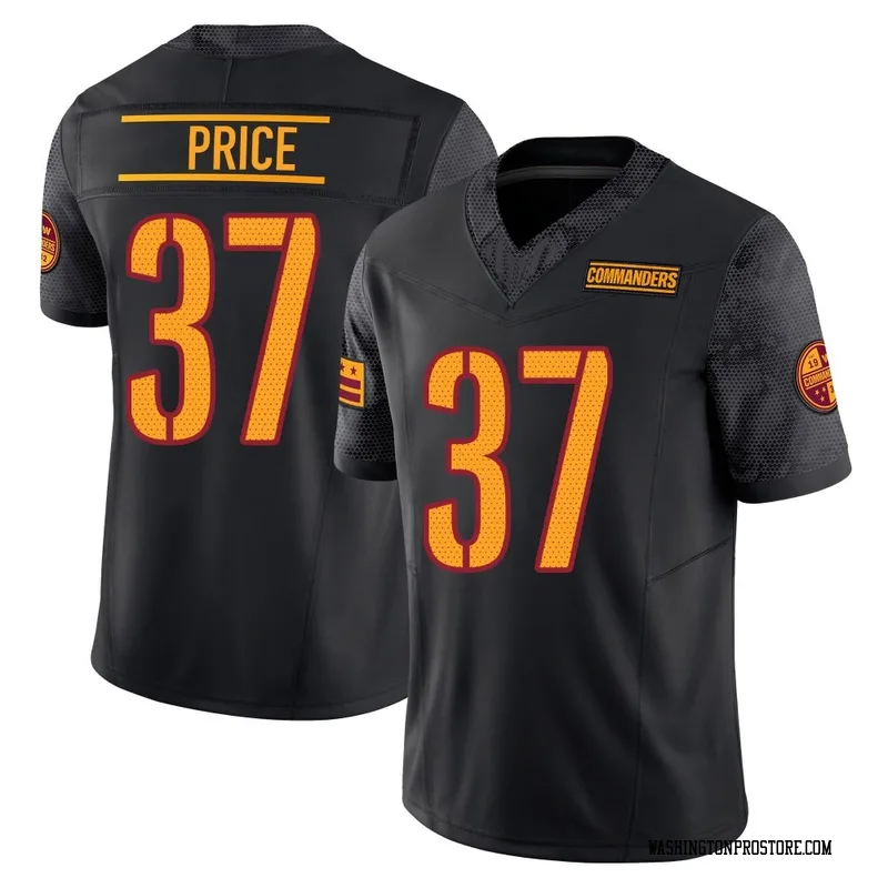 Black Youth Bobby Price Washington Commanders Limited Vapor F.U.S.E. Jersey
