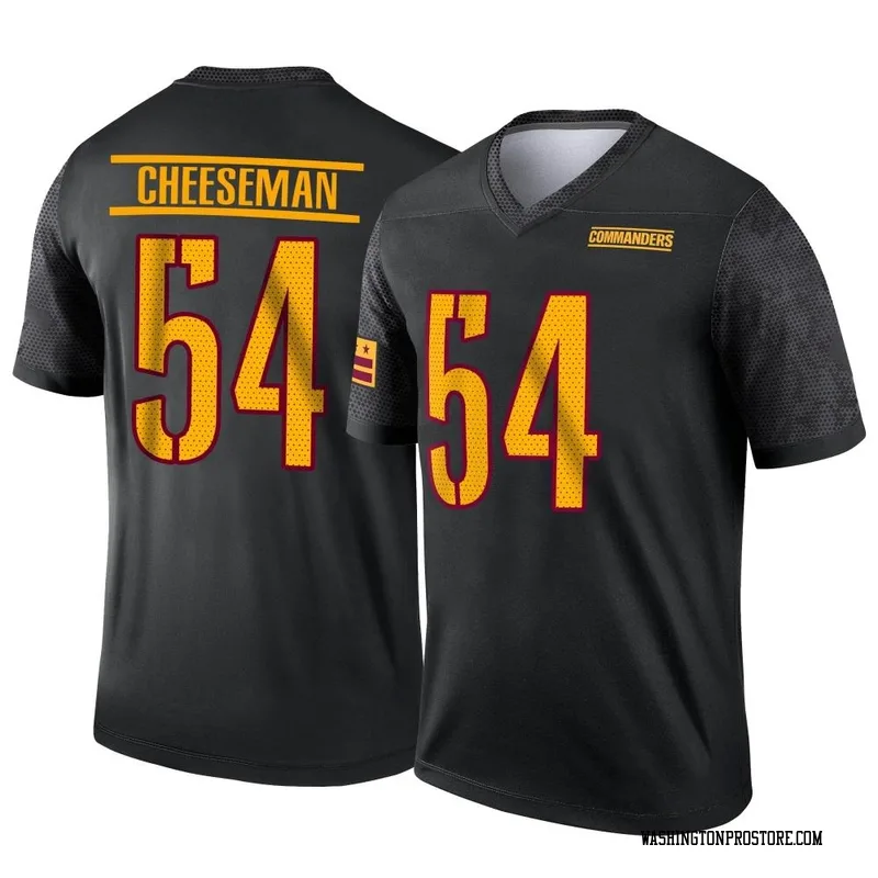 Black Youth Camaron Cheeseman Washington Commanders Legend Alternate Jersey
