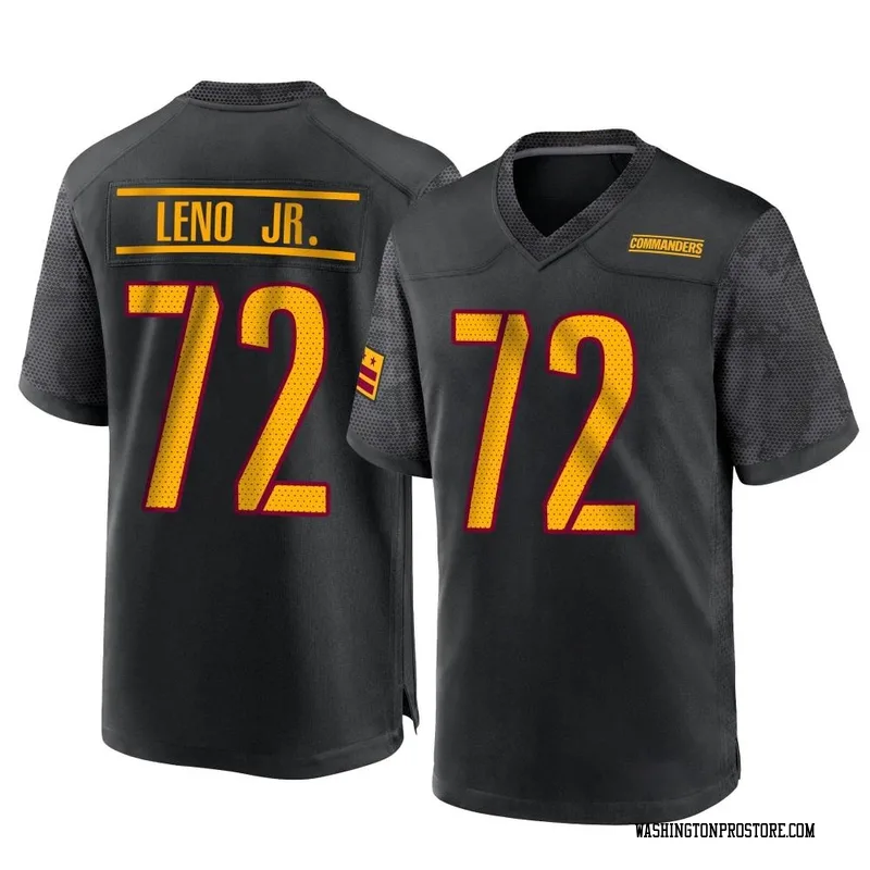 Black Youth Charles Leno Jr. Washington Commanders Game Alternate Jersey