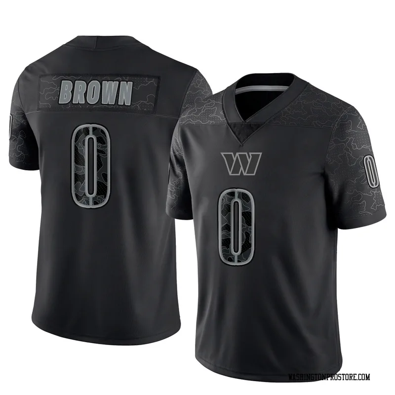 Black Youth Dyami Brown Washington Commanders Limited Reflective Jersey
