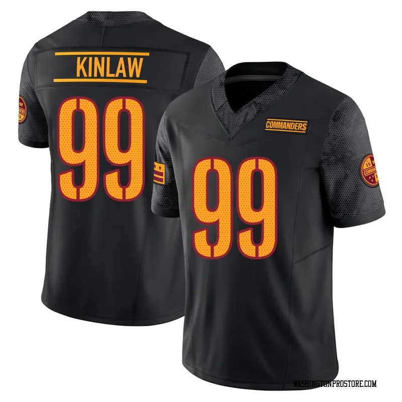 Black Youth Javon Kinlaw Washington Commanders Limited Vapor F.U.S.E. Jersey
