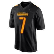 Black Youth Joe Theismann Washington Commanders Game Carbon Fashion Jersey