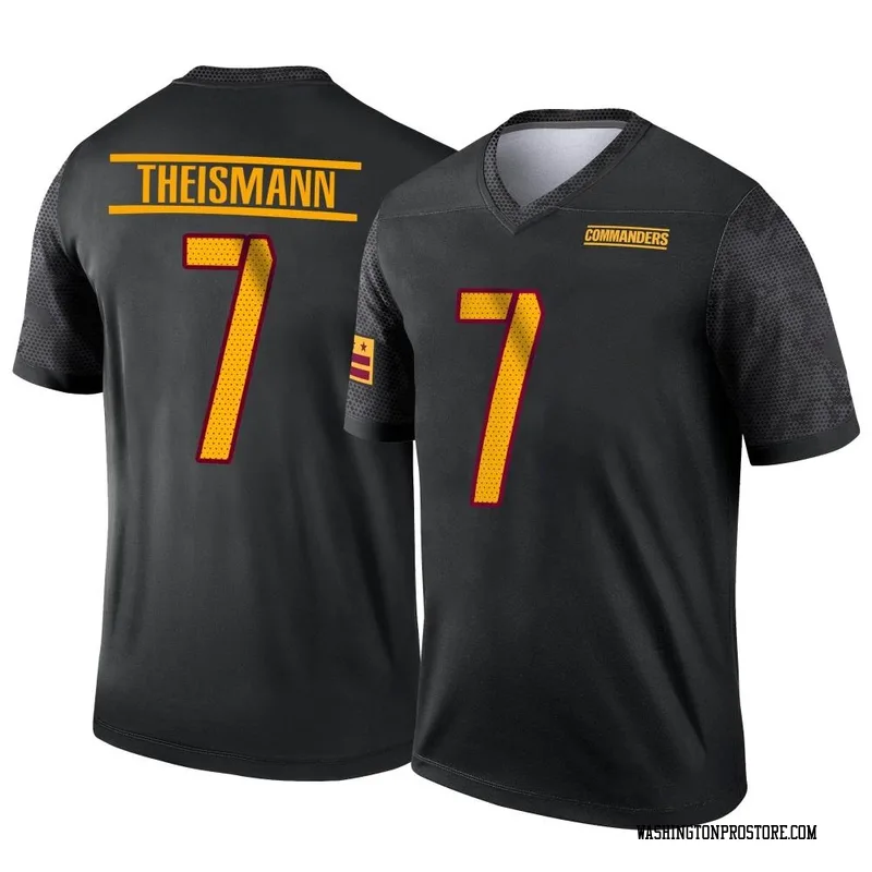 Black Youth Joe Theismann Washington Commanders Legend Alternate Jersey