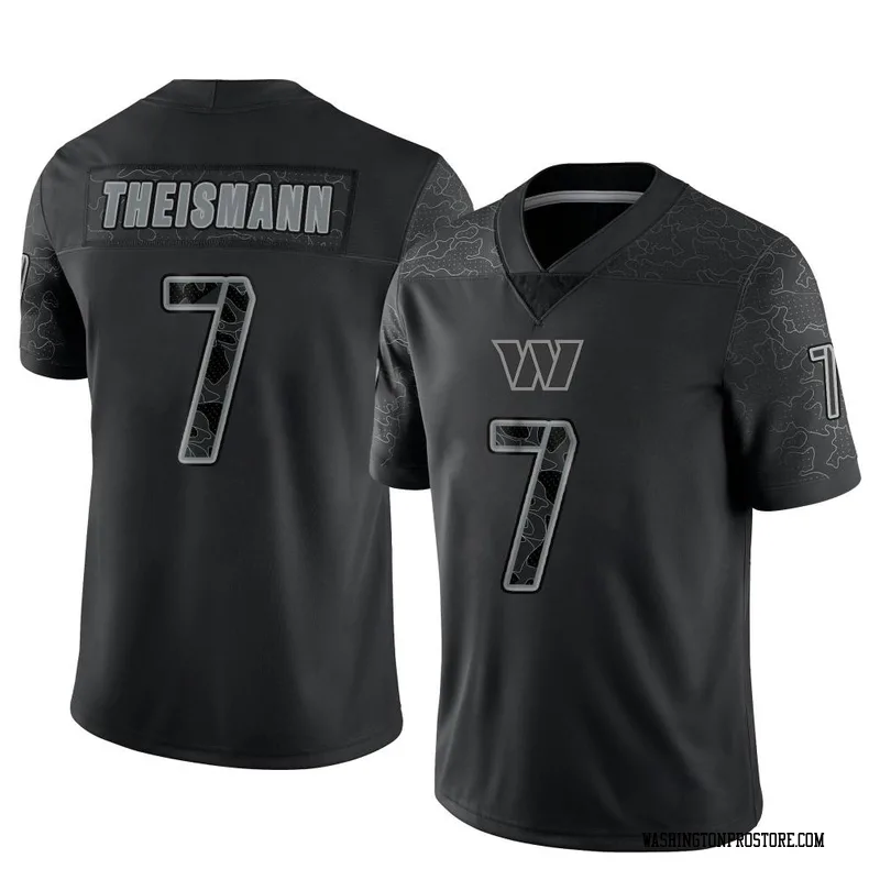 Black Youth Joe Theismann Washington Commanders Limited Reflective Jersey