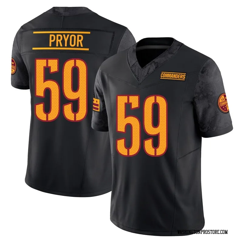 Black Youth Joshua Pryor Washington Commanders Limited Vapor F.U.S.E. Jersey