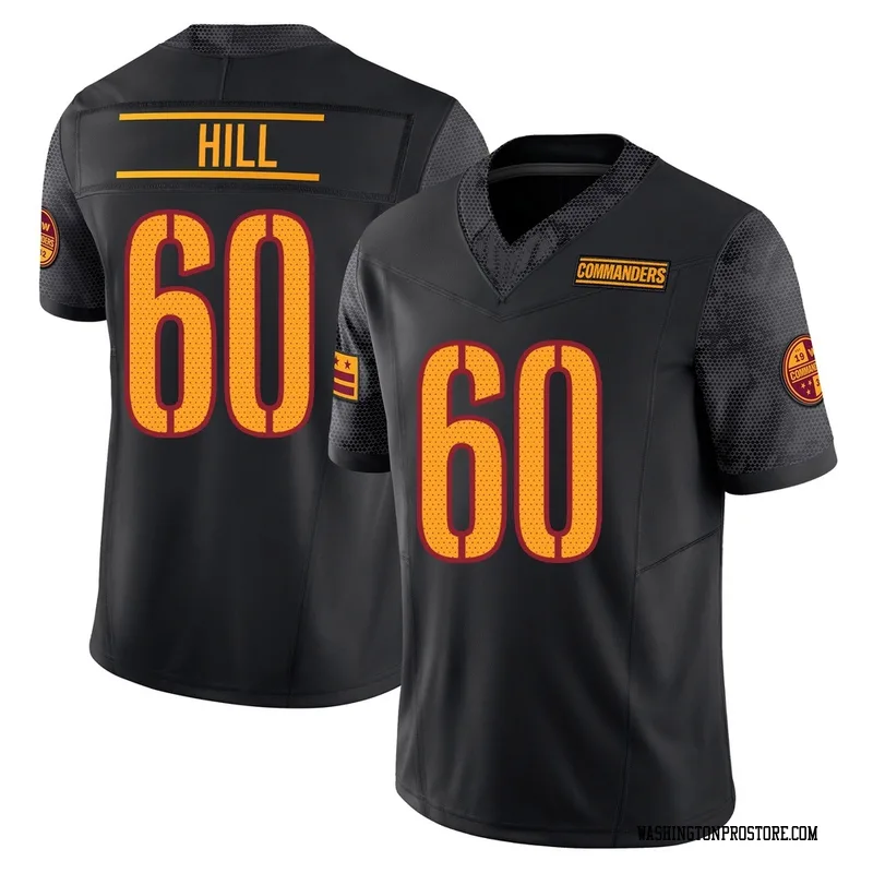 Black Youth Trey Hill Washington Commanders Limited Vapor F.U.S.E. Jersey