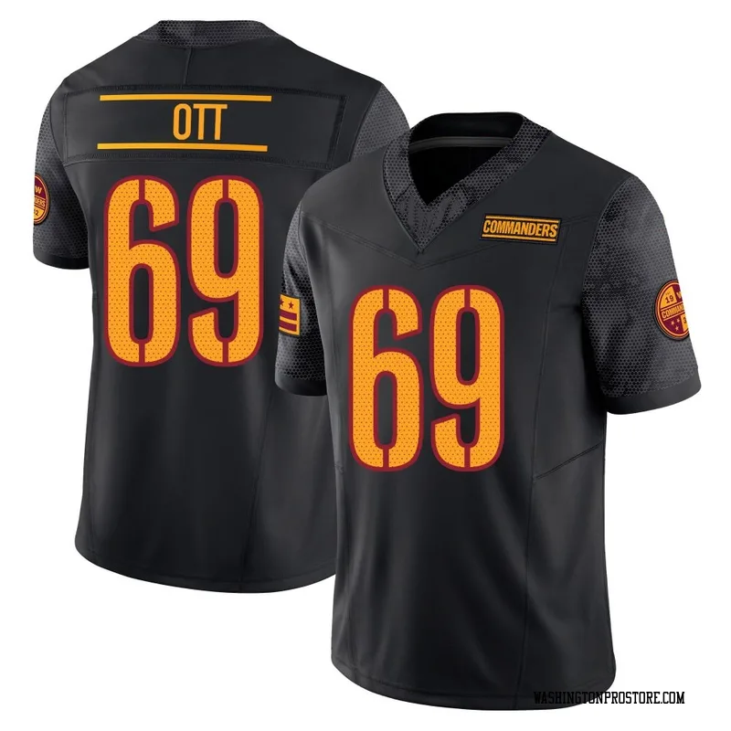 Black Youth Tyler Ott Washington Commanders Limited Vapor F.U.S.E. Jersey
