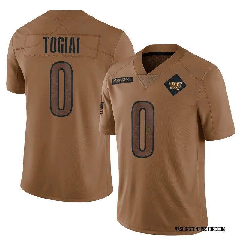 Brown Men's Tanoa Togiai Washington Commanders Limited 2023 Salute To Service Jersey