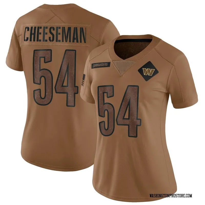 Brown Women's Camaron Cheeseman Washington Commanders Limited 2023 Salute To Service Jersey
