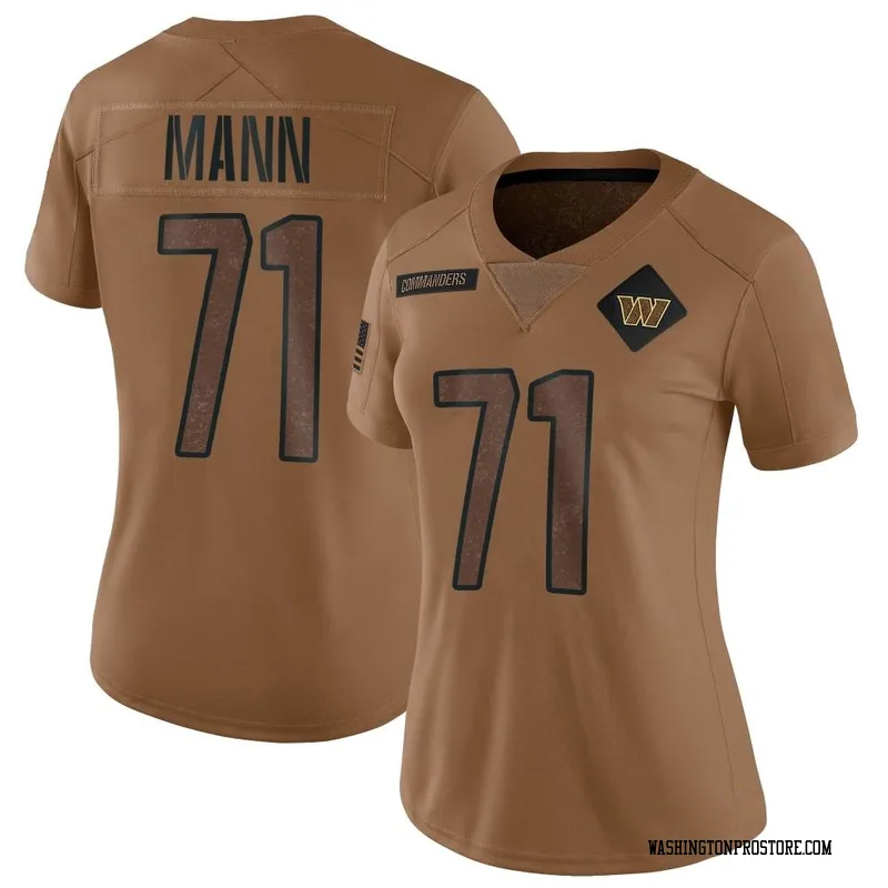 Brown Women's Charles Mann Washington Commanders Limited 2023 Salute To Service Jersey