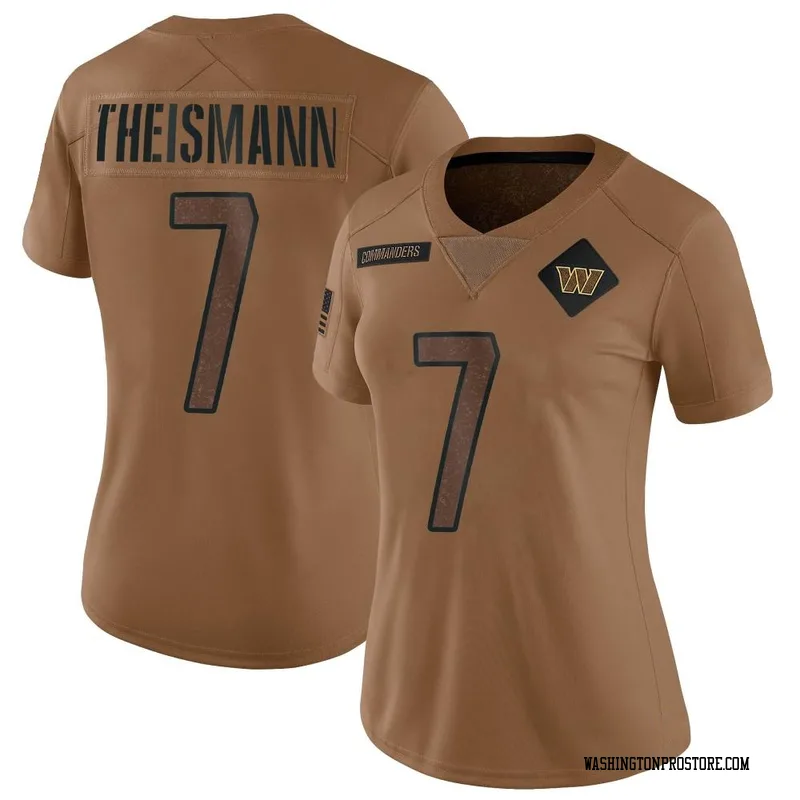 Brown Women's Joe Theismann Washington Commanders Limited 2023 Salute To Service Jersey