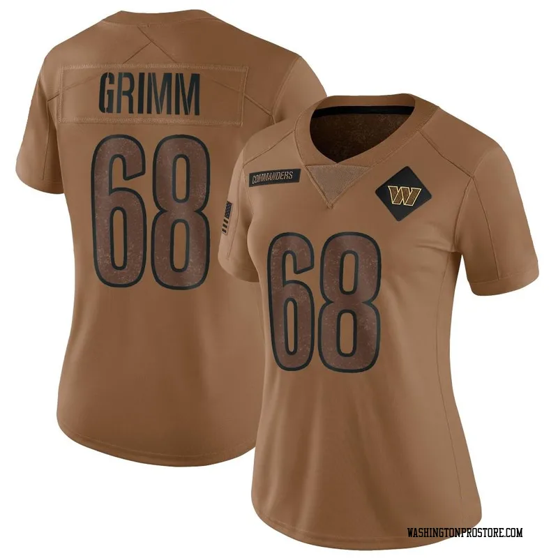 Brown Women's Russ Grimm Washington Commanders Limited 2023 Salute To Service Jersey