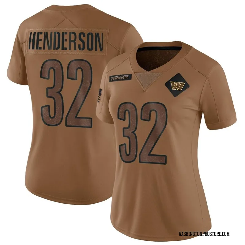 Brown Women's Xavier Henderson Washington Commanders Limited 2023 Salute To Service Jersey