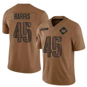 Brown Youth De'Jon Harris Washington Commanders Limited 2023 Salute To Service Jersey