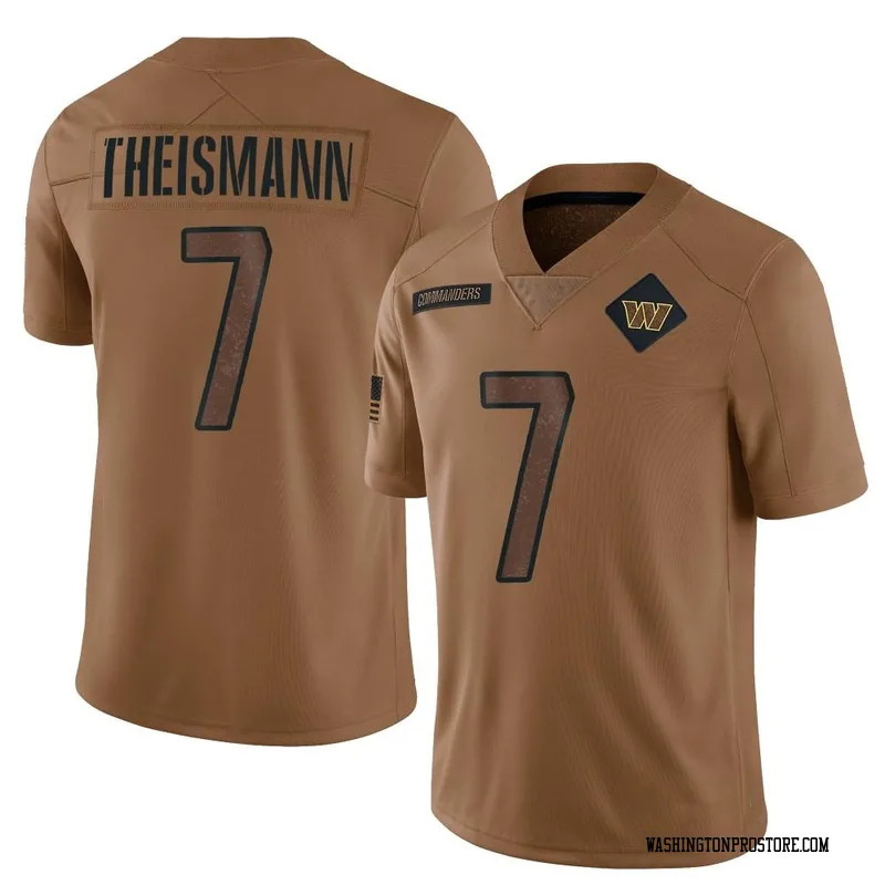 Brown Youth Joe Theismann Washington Commanders Limited 2023 Salute To Service Jersey