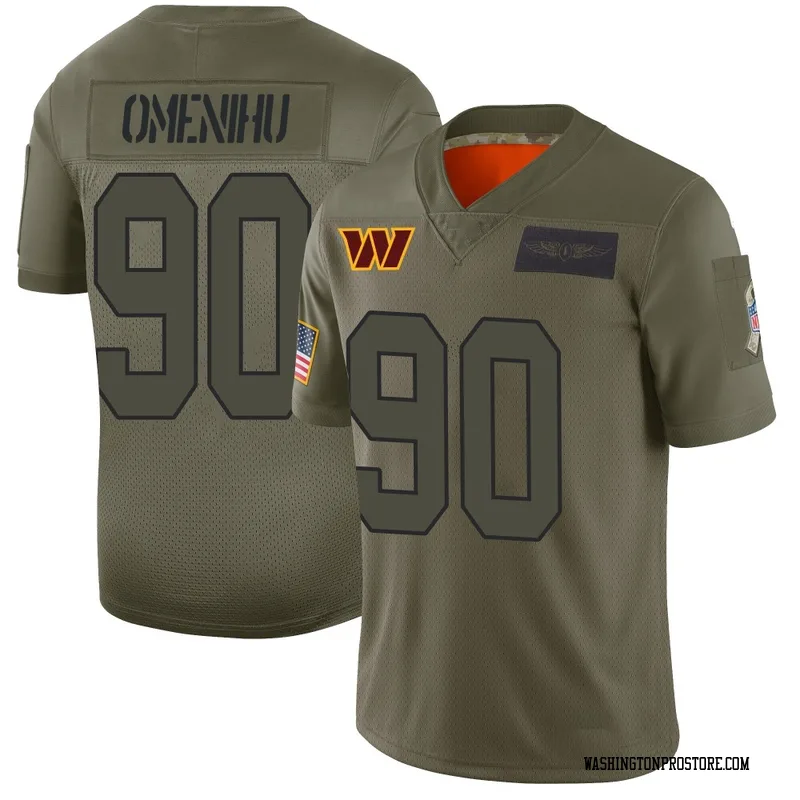 Camo Youth Charles Omenihu Washington Commanders Limited 2019 Salute to Service Jersey