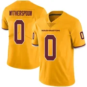 Gold Men's Ahkello Witherspoon Washington Commanders Limited Color Rush Jersey
