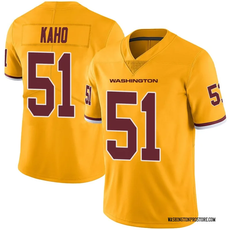 Gold Men's Ale Kaho Washington Commanders Limited Color Rush Jersey