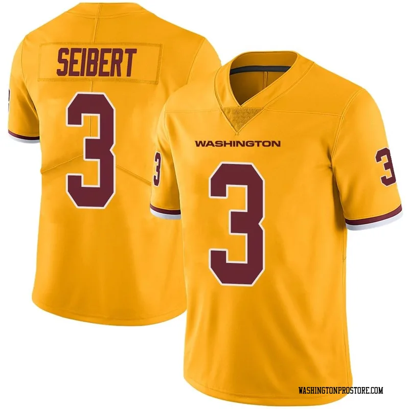 Gold Men's Austin Seibert Washington Commanders Limited Color Rush Jersey