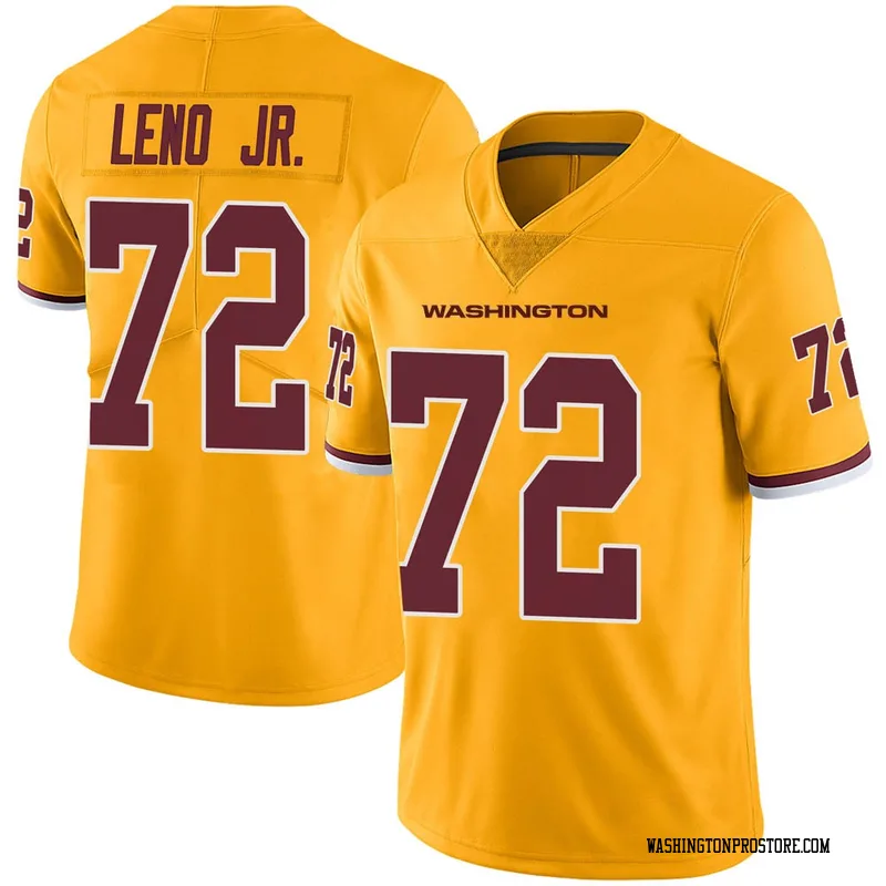 Gold Men's Charles Leno Jr. Washington Commanders Limited Color Rush Jersey