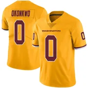 Gold Men's Chig Okonkwo Washington Commanders Limited Color Rush Jersey