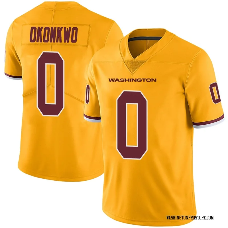 Gold Men's Chig Okonkwo Washington Commanders Limited Color Rush Jersey