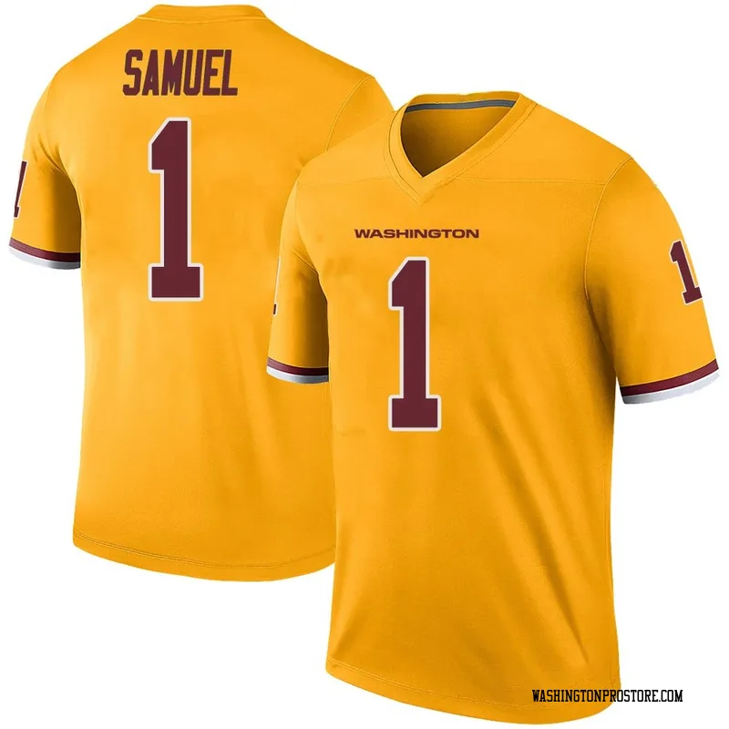 Gold Men's Deebo Samuel Washington Commanders Legend Color Rush Jersey