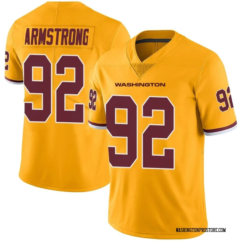 Gold Men's Dorance Armstrong Washington Commanders Limited Color Rush Jersey