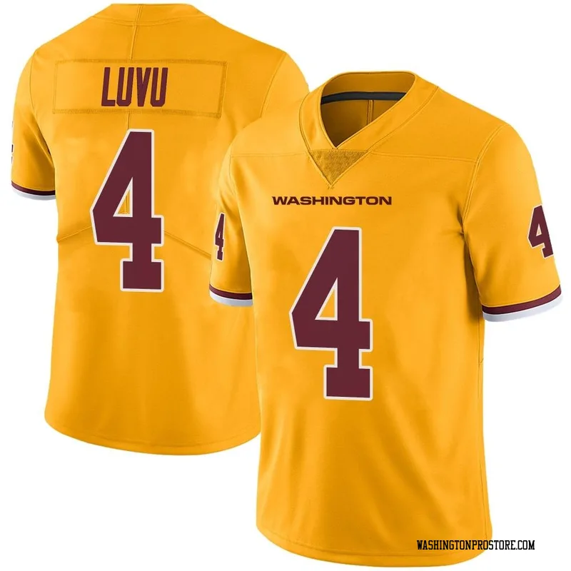 Gold Men's Frankie Luvu Washington Commanders Limited Color Rush Jersey