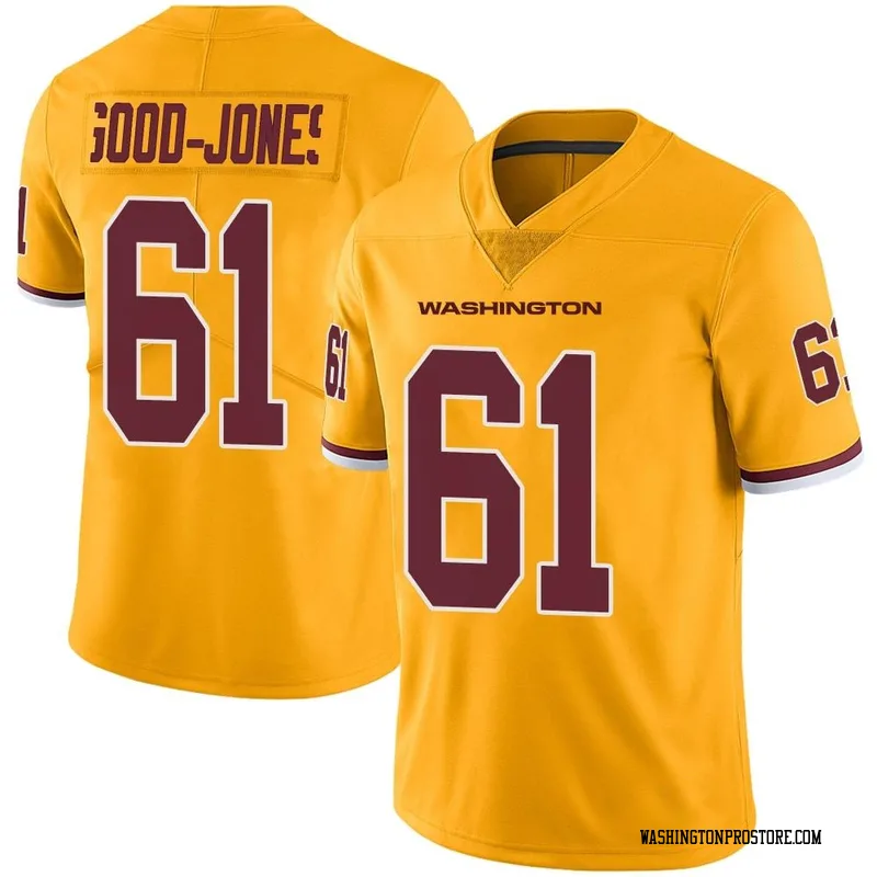 Gold Men's Julian Good-Jones Washington Commanders Limited Color Rush Jersey