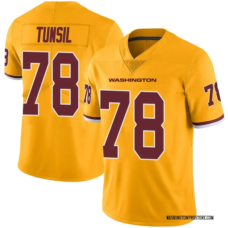 Gold Men's Laremy Tunsil Washington Commanders Limited Color Rush Jersey