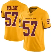 Gold Men's Nick Bellore Washington Commanders Limited Color Rush Jersey