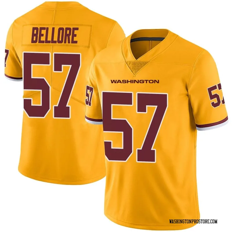 Gold Men's Nick Bellore Washington Commanders Limited Color Rush Jersey