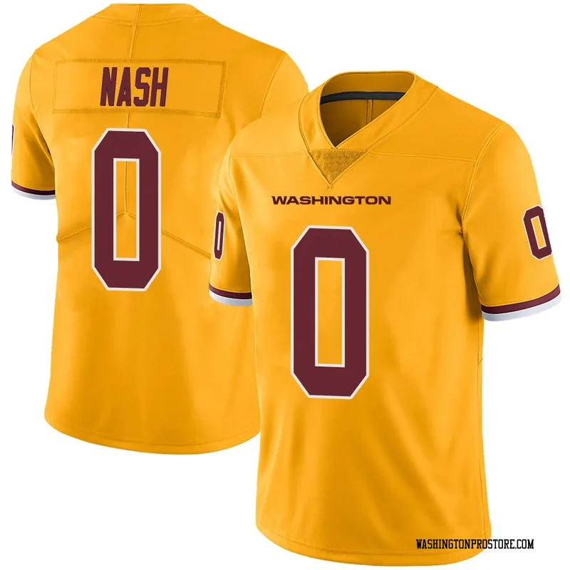 Gold Men's Nick Nash Washington Commanders Limited Color Rush Jersey