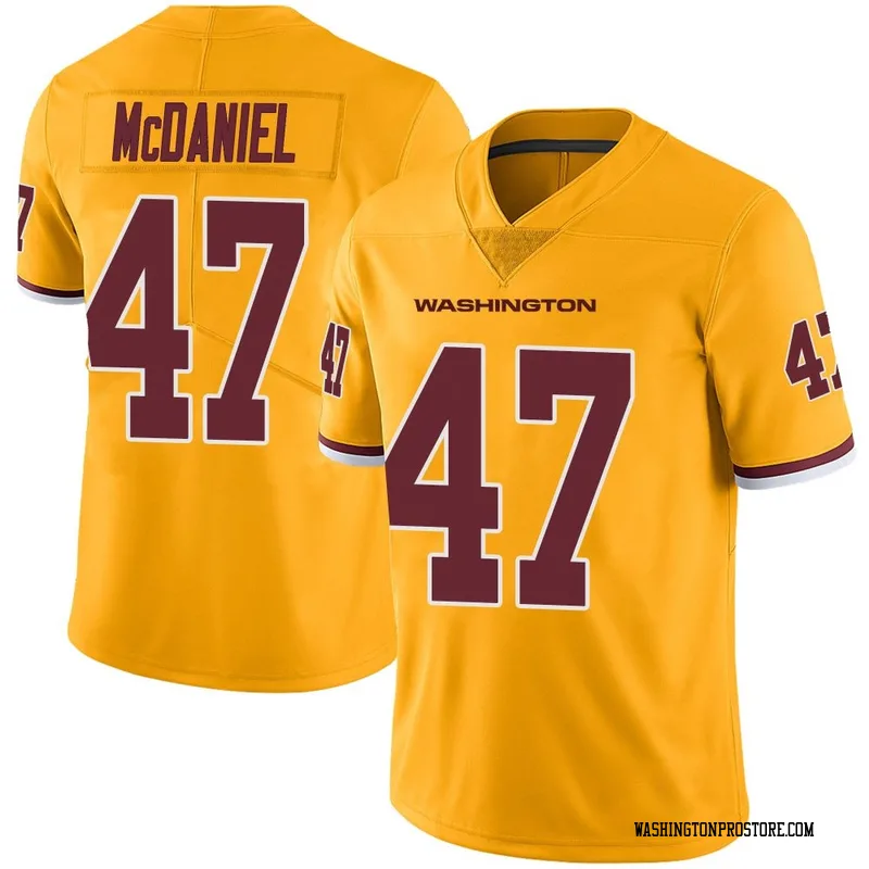 Gold Men's Robert McDaniel Washington Commanders Limited Color Rush Jersey