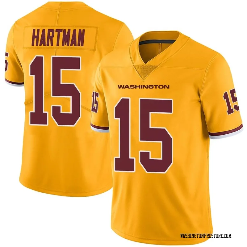 Gold Men's Sam Hartman Washington Commanders Limited Color Rush Jersey