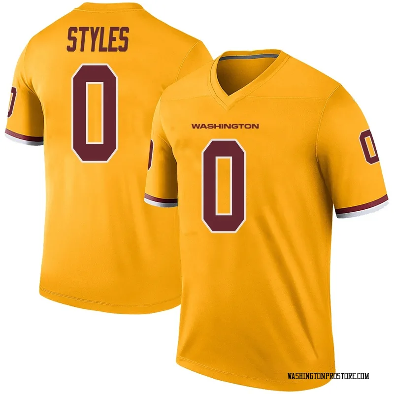 Gold Men's Sonny Styles Washington Commanders Legend Color Rush Jersey