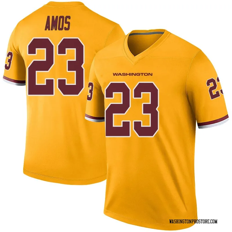 Gold Men's Trey Amos Washington Commanders Legend Color Rush Jersey