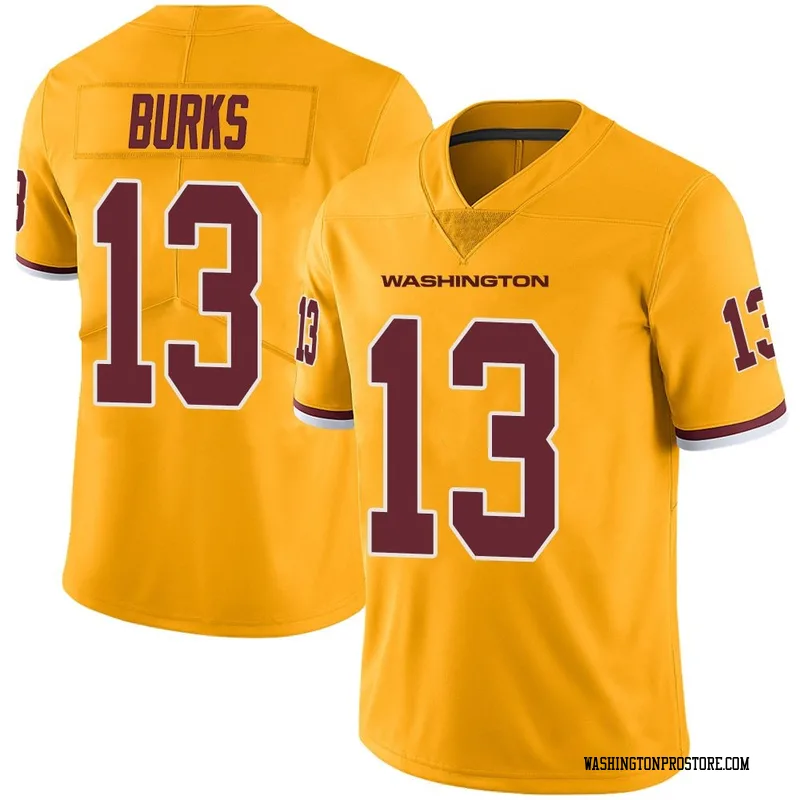 Gold Men's Treylon Burks Washington Commanders Limited Color Rush Jersey