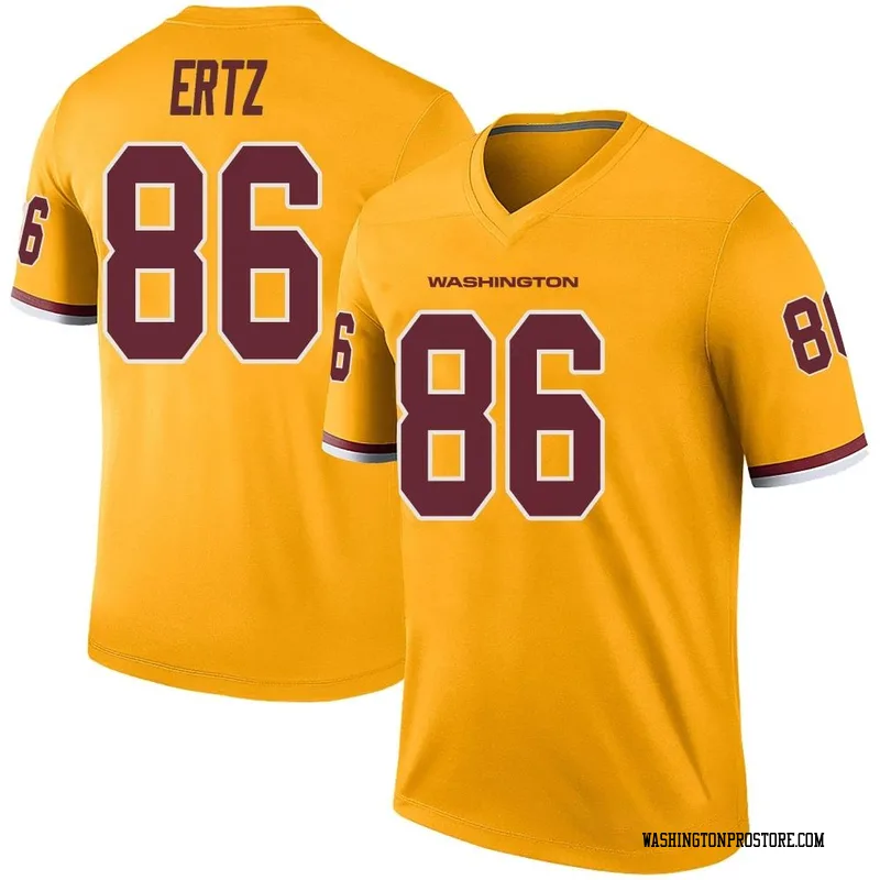 Gold Men's Zach Ertz Washington Commanders Legend Color Rush Jersey