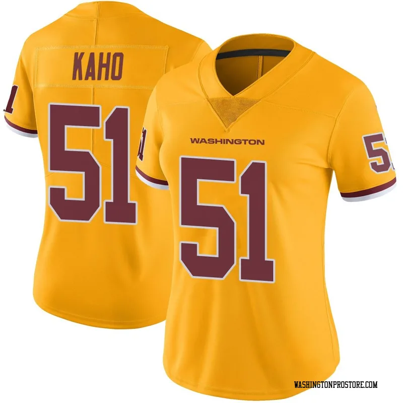 Gold Women's Ale Kaho Washington Commanders Limited Color Rush Jersey