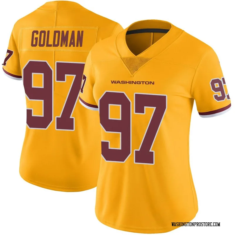Gold Women's Eddie Goldman Washington Commanders Limited Color Rush Jersey