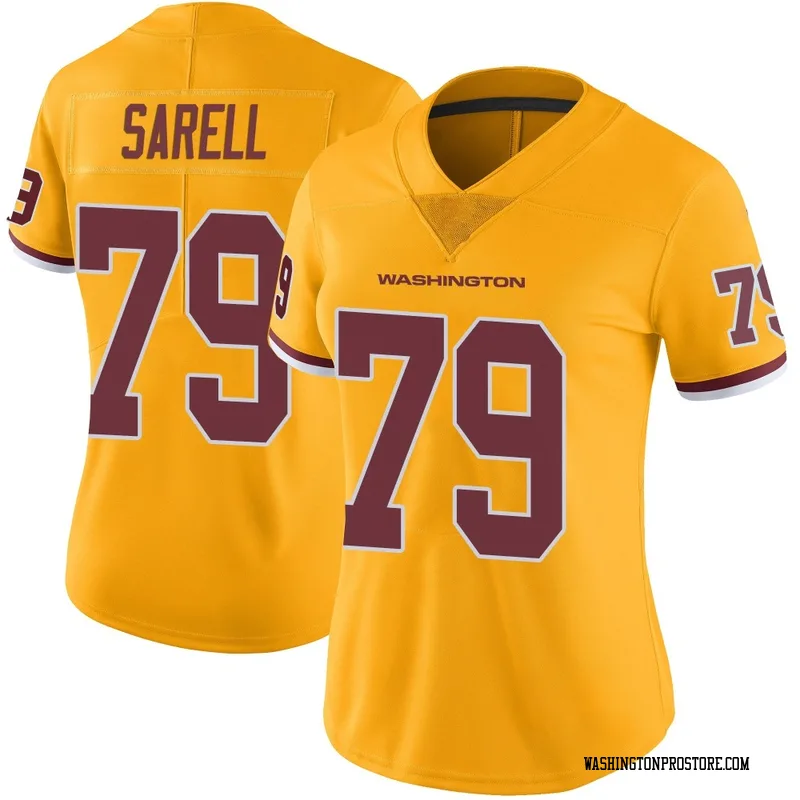Gold Women's Foster Sarell Washington Commanders Limited Color Rush Jersey