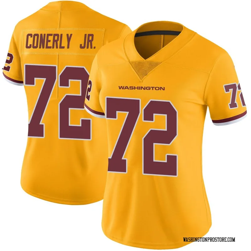 Gold Women's Josh Conerly Jr. Washington Commanders Limited Color Rush Jersey
